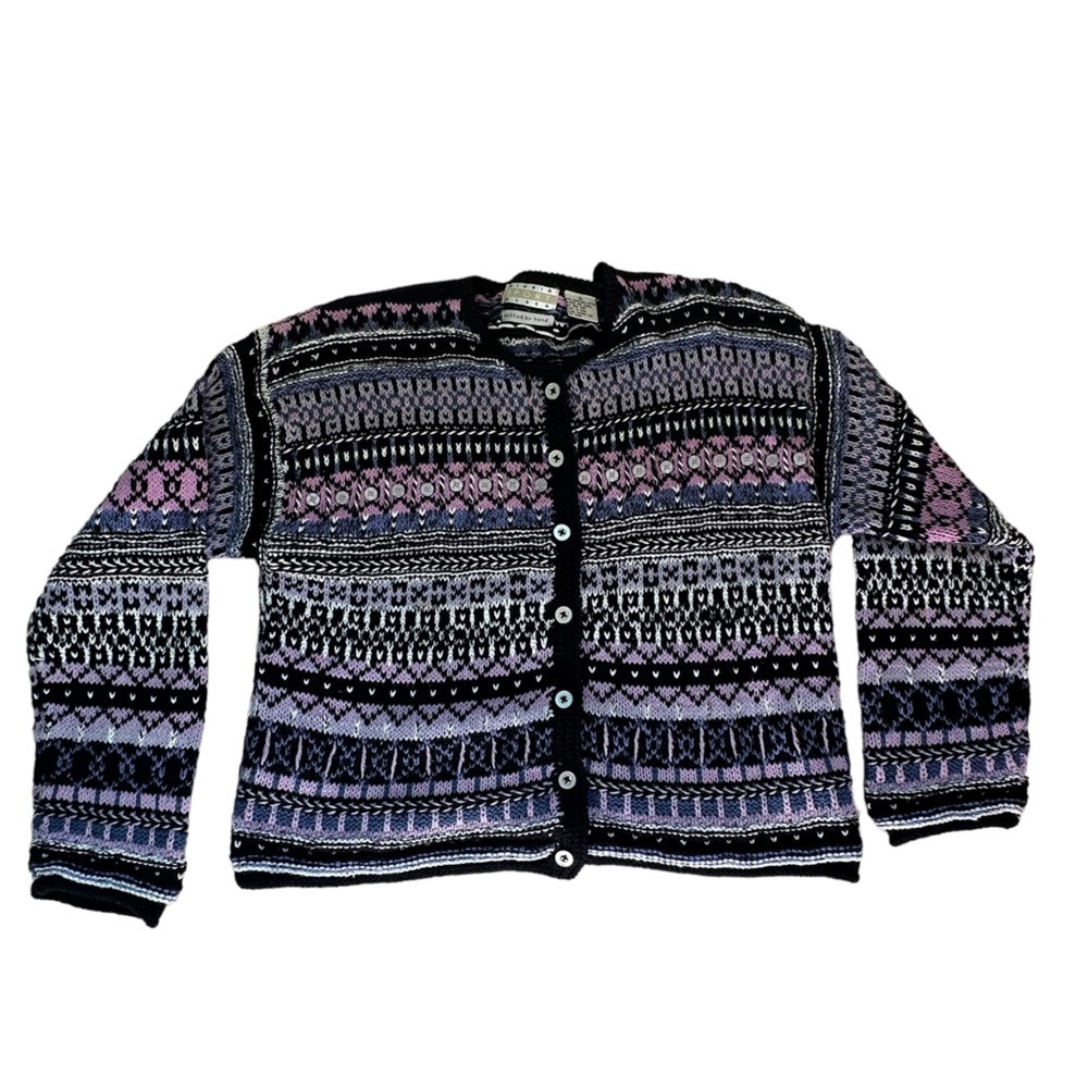 Sigrid Olsen Vintage ( 1988) handknitted sweater NWOT